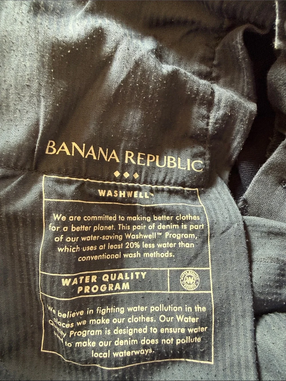 Banana Republic Men's Slim Straight Pants in Denim Blue